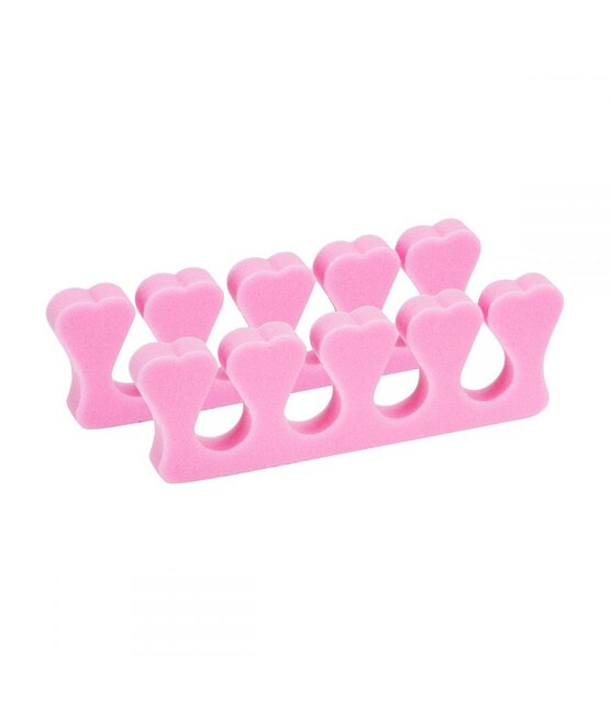 TENEN/ VINGERSPREIDERS PER 10 stuks roze