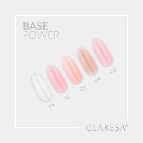 CLARESA POWER BASE #2 lichte, subtiele roze tint CLARESA POWER BASE #2 lichte, subtiele roze tint