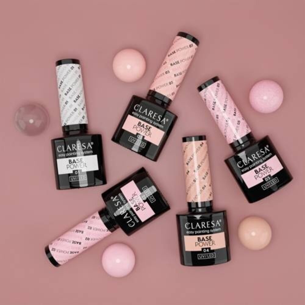 CLARESA POWER BASE #2 lichte, subtiele roze tint CLARESA POWER BASE #2 lichte, subtiele roze tint