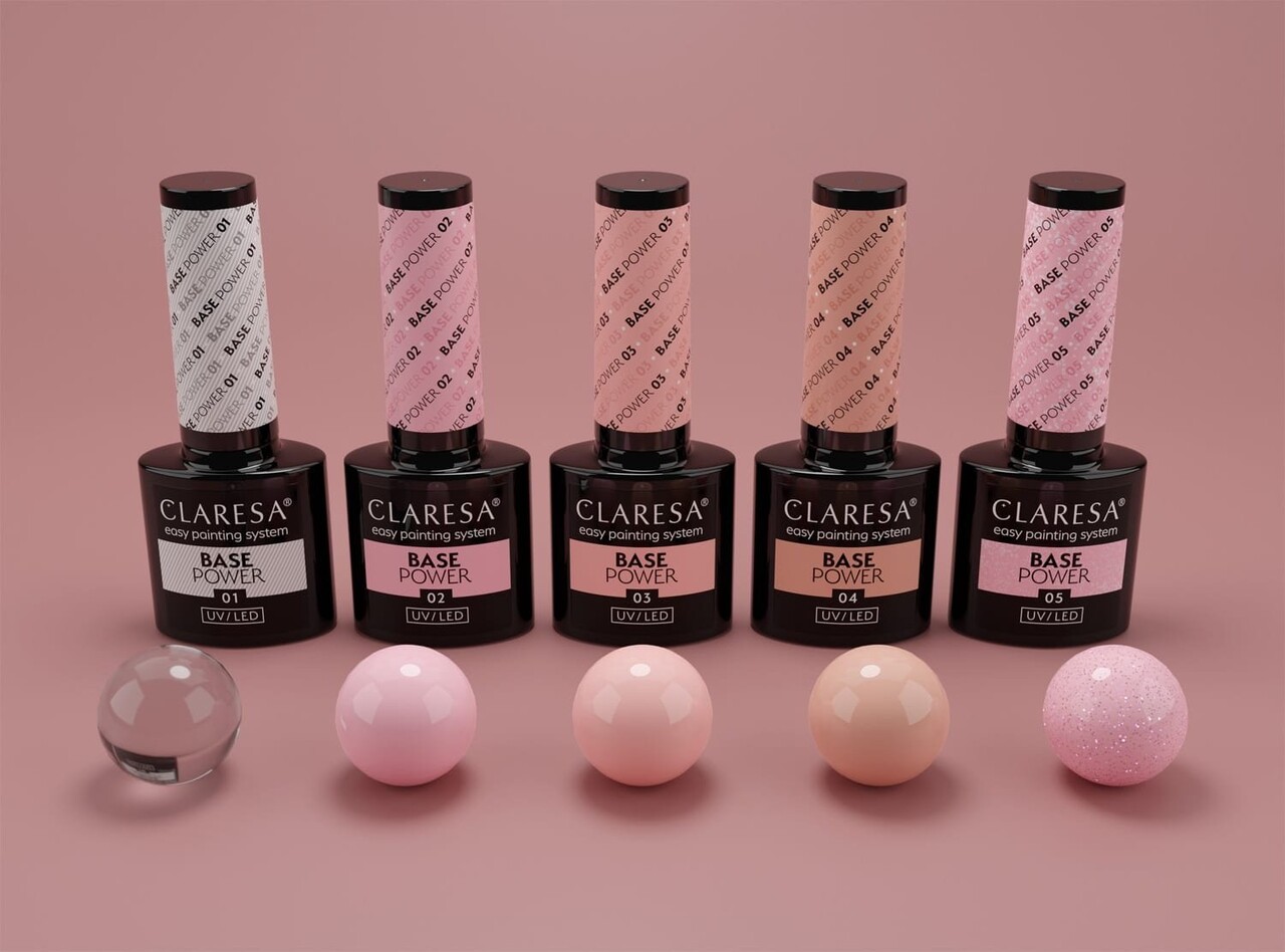 CLARESA POWER BASE #3- beige-perzik CLARESA POWER BASE #3- beige-perzik