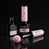 CLARESA POWER BASE  #5 05  subtiele roze tint met roze glinsteringen CLARESA POWER BASE  #5 05  subtiele roze tint met roze glinsteringen