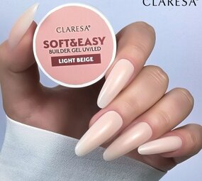 CLARESA Claresa Soft & Easy Buildergel  UV/LED |LIGHT BEIGE  45 gr CLARESA Claresa Soft & Easy Buildergel  UV/LED |LIGHT BEIGE  45 gr