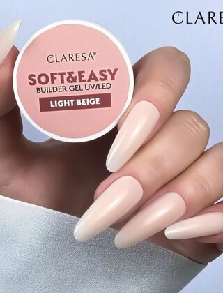 SOFT & EASY BUILDERGEL , LIGHT BEIGE  45 GR