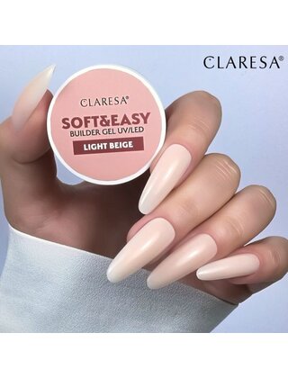Claresa Soft & Easy Buildergel  UV/LED |LIGHT BEIGE  45 gr