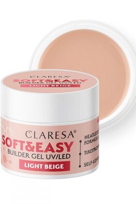 Soft & Easy Buildergel , Light Beige  12 en 45 Gr