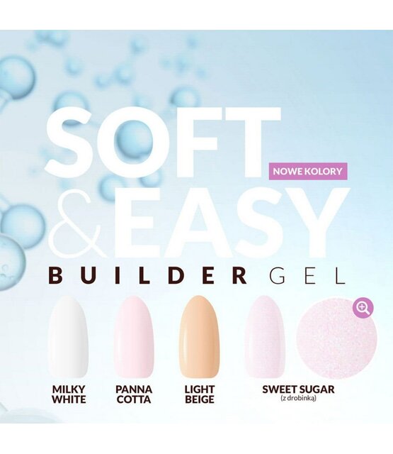 Soft & Easy Buildergel  Uv/Led, Sweet Sugar Nailstyling 45 Gr