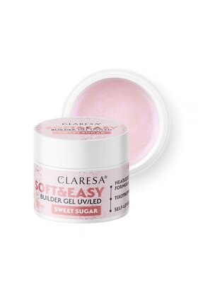 Claresa Soft & Easy Buildergel  UV/LED |SWEET SUGAR Nailstyling |  45 GR