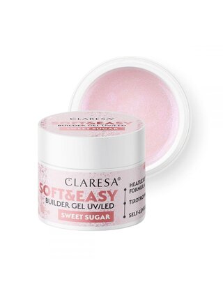 Claresa Soft & Easy Buildergel  UV/LED |SWEET SUGAR Nailstyling |  45 GR