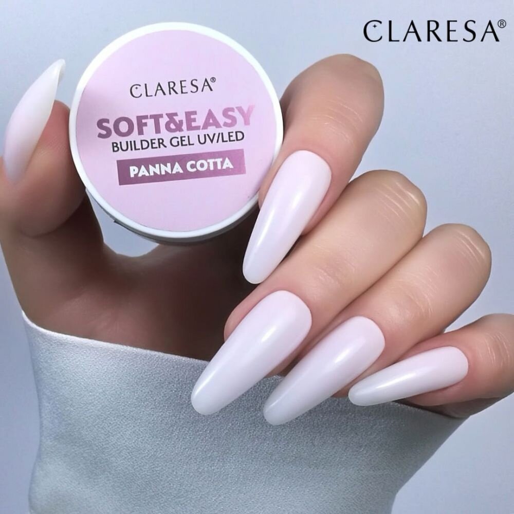 CLARESA Claresa Soft & Easy Buildergel UV/LED – Panna Cotta 12 gr CLARESA Claresa Soft & Easy Buildergel UV/LED – Panna Cotta 12 gr