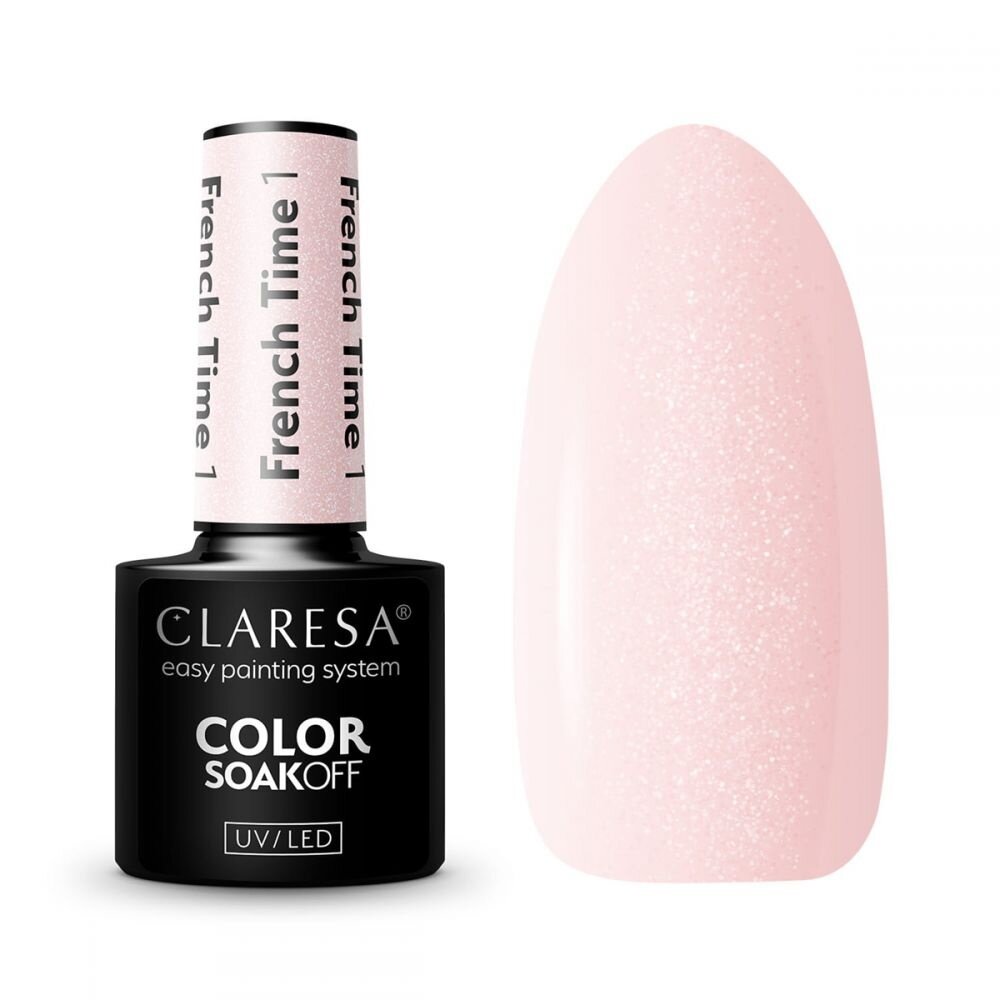 CLARESA Claresa # FRENCH TIME Gel Polish 01 5 g CLARESA Claresa # FRENCH TIME Gel Polish 01 5 g