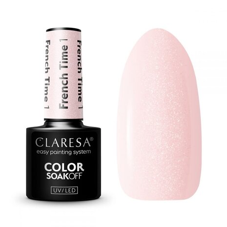 CLARESA Claresa # FRENCH TIME Gel Polish 01 5 g CLARESA Claresa # FRENCH TIME Gel Polish 01 5 g
