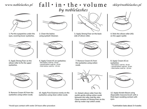 Noble Lashes Fall in the Volume Wimperlift-kit voor Professionele Wimperverzorging Noble Lashes Fall in the Volume Wimperlift-kit voor Professionele Wimperverzorging