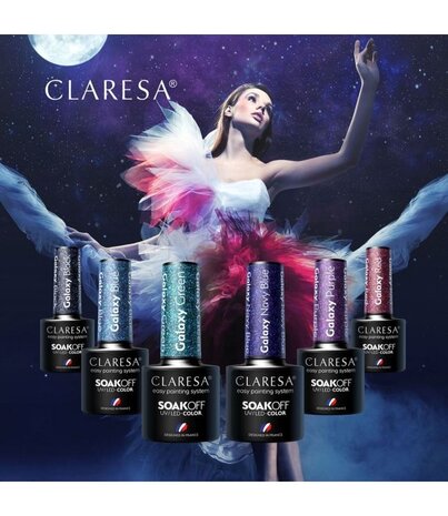 CLARESA CLARESA Gel Polish Galaxy Blue 5g CLARESA CLARESA Gel Polish Galaxy Blue 5g