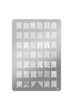 Stempelplaatmet patronen D, maat L