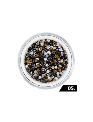 ZIRCONIA GLASSTEENTJES 1,5 MM CA. 200 STUKS NR. 05