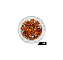 ZIRCONIA IMITATIEGLAS - glassteentjes 2 mm  ca.200 stuks nr. 06