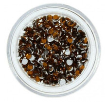 ZIRCONIA IMITATIEGLAS - glassteentjes 2 mm  ca.200 stuks nr. 05