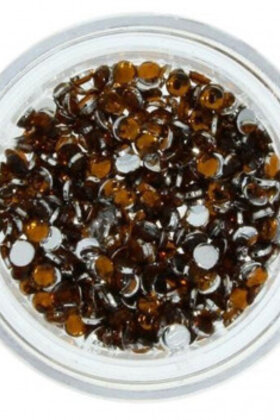 ZIRCONIA IMITATIEGLAS , GLASSTEENTJES 2 MM , CA.200 STUKS NR. 05