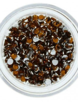 ZIRCONIA IMITATIEGLAS , GLASSTEENTJES 2 MM , CA.200 STUKS NR. 05