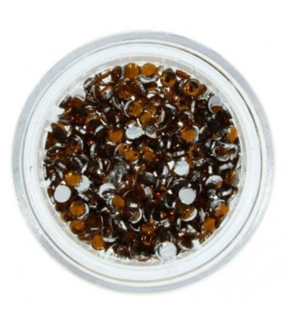 ZIRCONIA IMITATIEGLAS - glassteentjes 2 mm  ca.200 stuks nr. 05