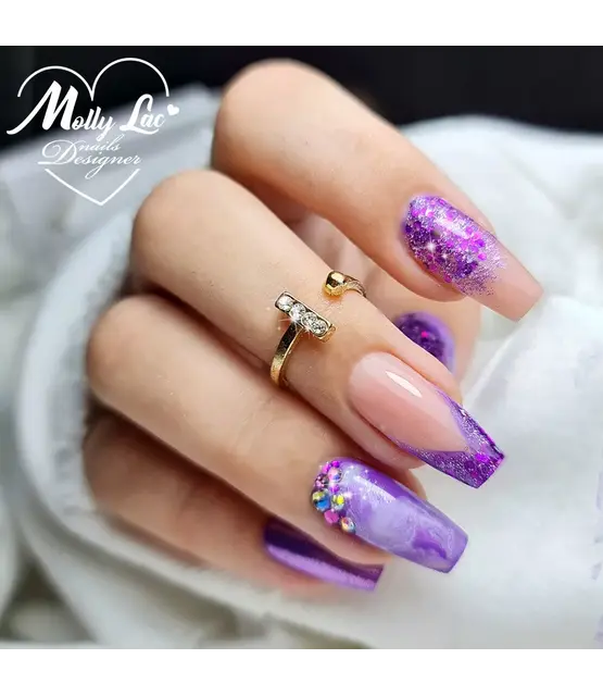 Nail powder ultraviolet effect nr.  4