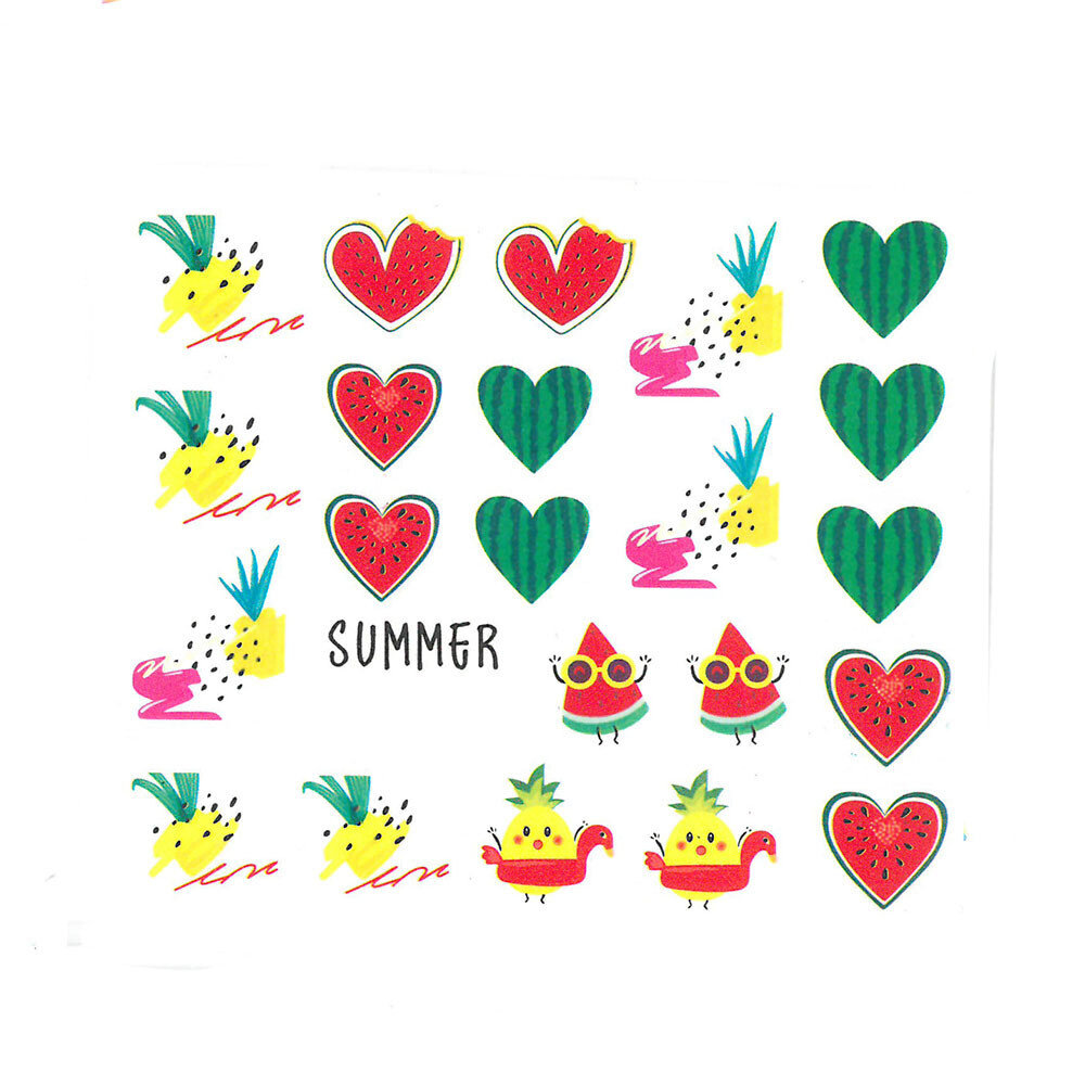 Beauty Box Cosmetics Fruitwater nagelstickers BN-1697 Beauty Box Cosmetics Fruitwater nagelstickers BN-1697