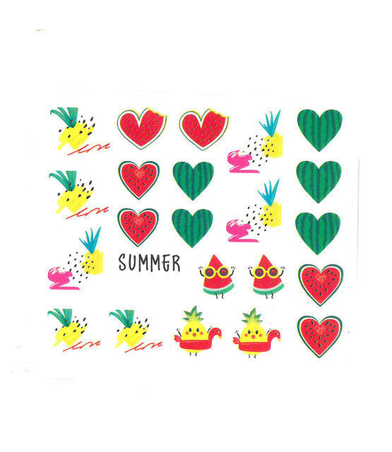 Fruitwater nagelstickers BN-1697
