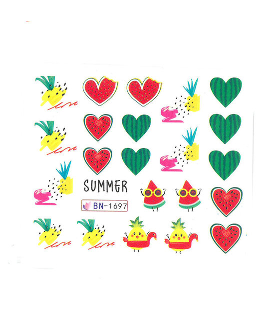 Fruitwater nagelstickers BN-1697