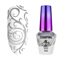 MollyLac zilverstempel en stempellak 10ml nr. 3