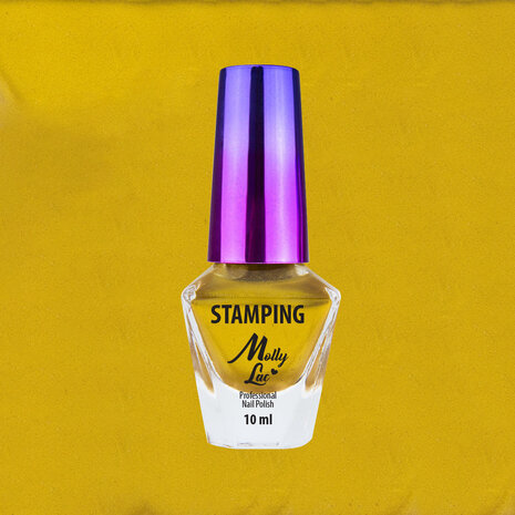 Molly MollyLac goudstempel en stempellak 10ml nr. 4 Molly MollyLac goudstempel en stempellak 10ml nr. 4