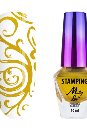 MollyLac goudstempel en stempellak 10ml nr. 4