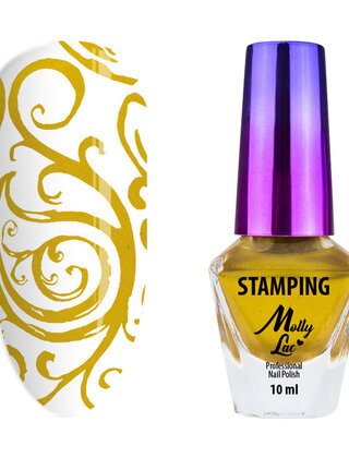 GOUDSTEMPEL EN STEMPELLAK 10ML NR. 4