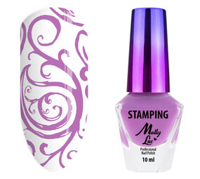 Molly MollyLac stempel- en stempellak roze 10ml nr. 6 Molly MollyLac stempel- en stempellak roze 10ml nr. 6