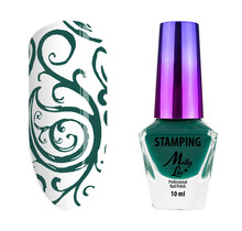 MollyLac stempel- en stempellak groen 10ml nr. 8