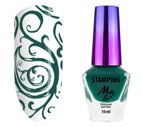 Molly MollyLac stempel- en stempellak groen 10ml nr. 8 Molly MollyLac stempel- en stempellak groen 10ml nr. 8