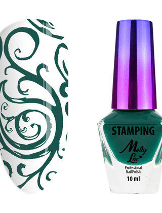 MollyLac stempel- en stempellak groen 10ml nr. 8