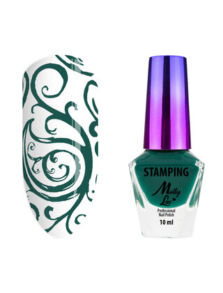 MollyLac stempel- en stempellak groen 10ml nr. 8