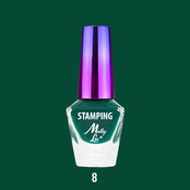 MollyLac stempel- en stempellak groen 10ml nr. 8
