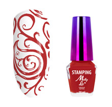 MollyLac rode stempel en stempellak 10ml nr. 5