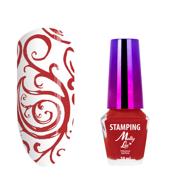 Rode Stempel En Stempellak 10Ml Nr. 5