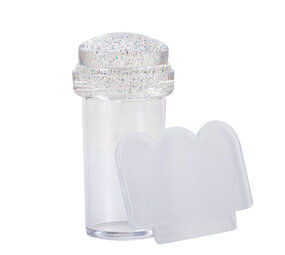 Molly Siliconen stempel  diameter 2,3 cm, transparant helder Molly Siliconen stempel  diameter 2,3 cm, transparant helder