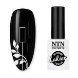 Beauty Box Cosmetics NTN Premium stempellak zwart  7ml nr. 58 Beauty Box Cosmetics NTN Premium stempellak zwart  7ml nr. 58