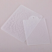 Dubbele siliconen nagelstempel met kristallen