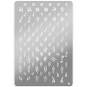STAMPPLATE WITH PATERNS Q| Nailart | Maat L