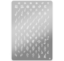 STAMPPLATE WITH PATERNS Q| Nailart | Maat L