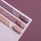 Stempelplaat met Patronen N | Nailart | Maat L