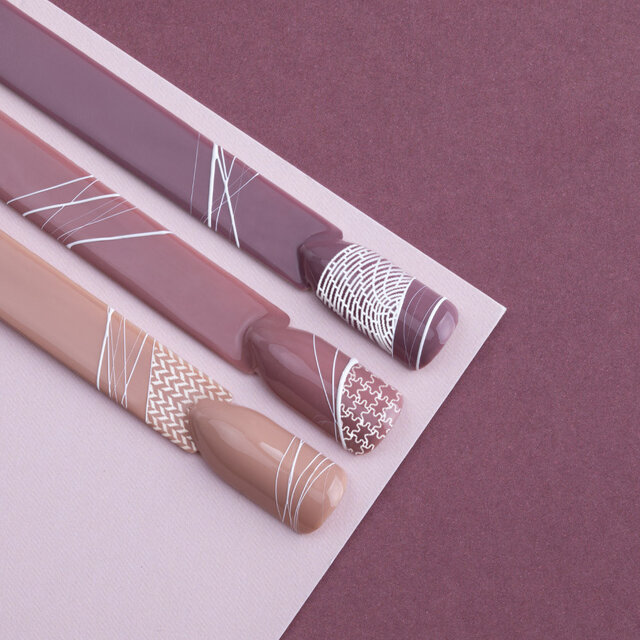 Stempelplaat met Patronen A| Nailart | Maat L