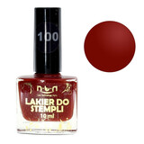 Beauty Box Cosmetics NTN wijnrode STEMPELLAK 10ml nr. 100 Beauty Box Cosmetics NTN wijnrode STEMPELLAK 10ml nr. 100