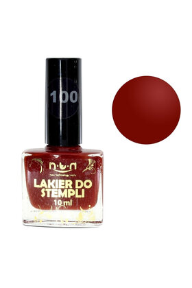 NTN wijnrode STEMPELLAK 10ml nr. 100