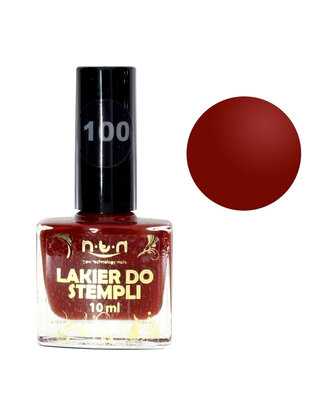 NTN wijnrode STEMPELLAK 10ml nr. 100